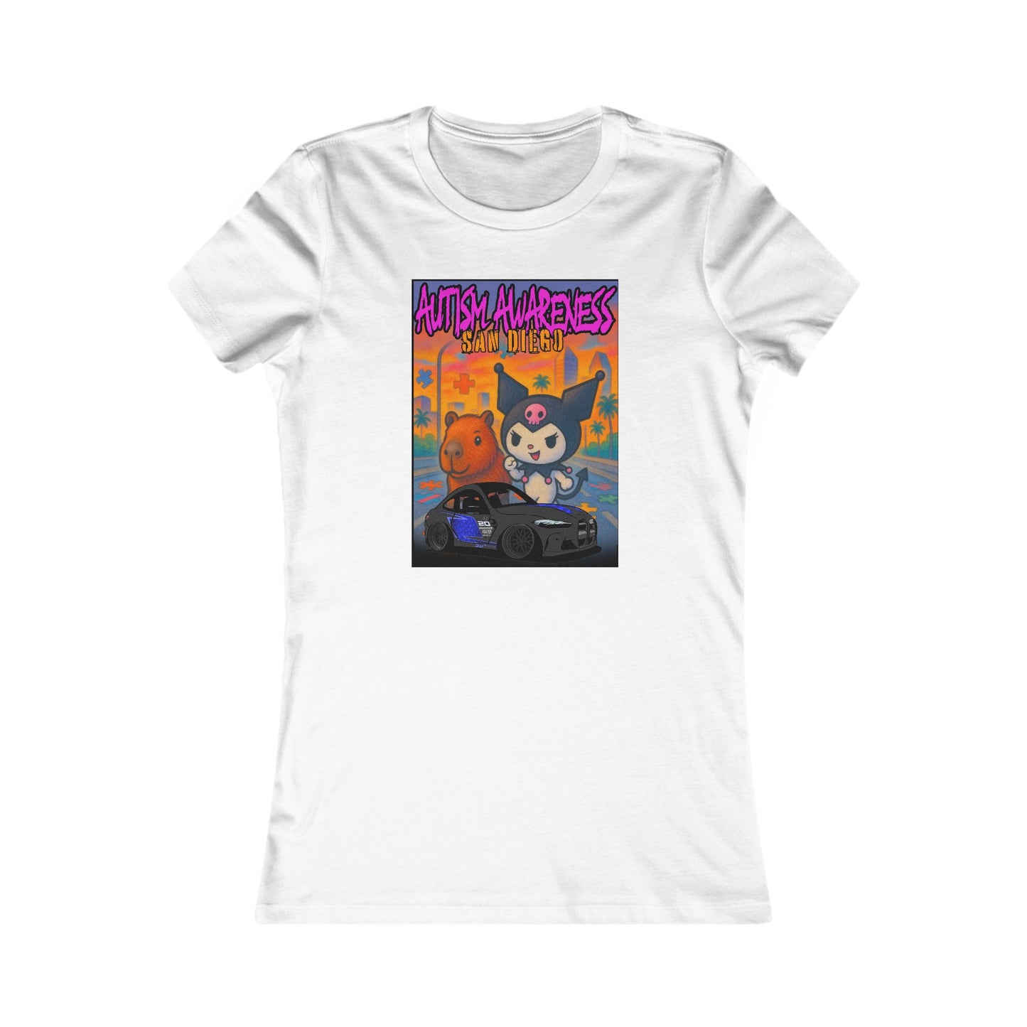 Autism Awareness Women's Favorite Tee - Supportive Graphic T-Shirt