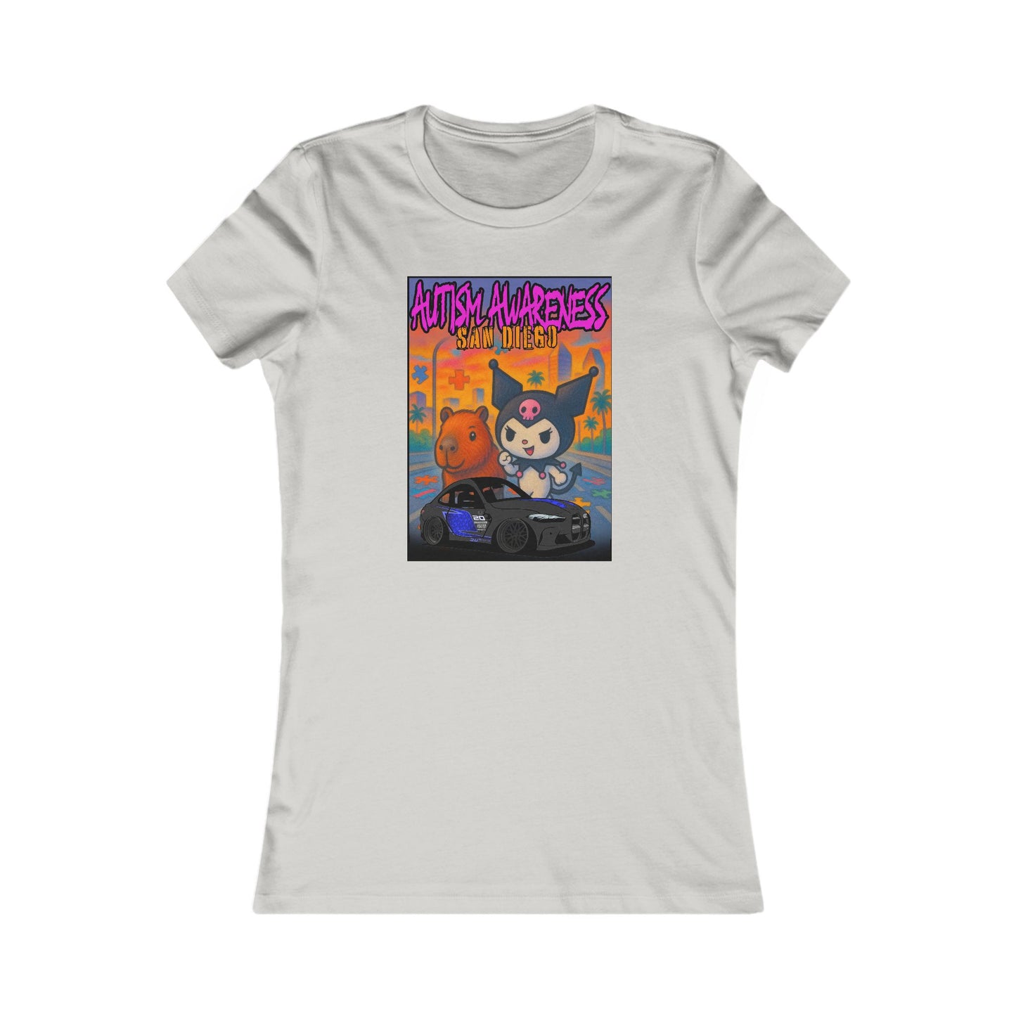 Autism Awareness Women's Favorite Tee - Supportive Graphic T-Shirt