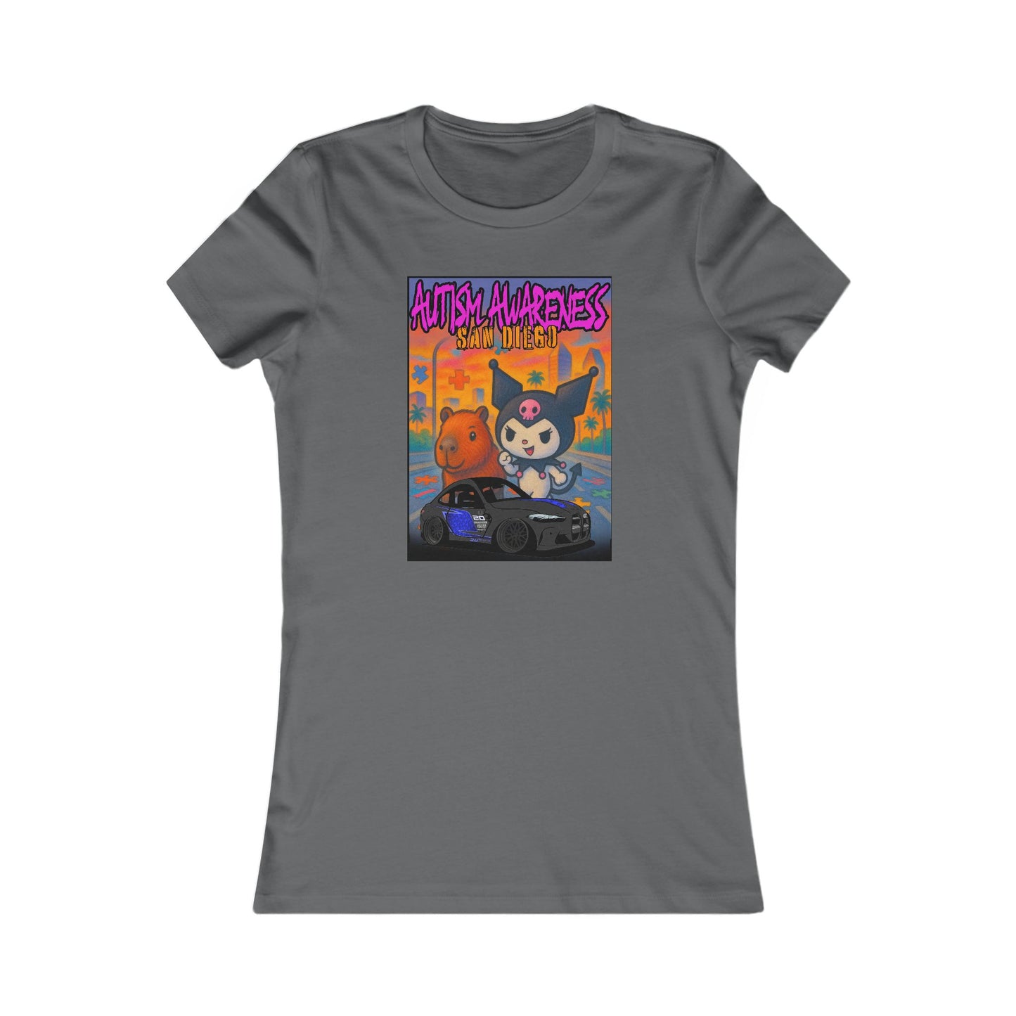 Autism Awareness Women's Favorite Tee - Supportive Graphic T-Shirt