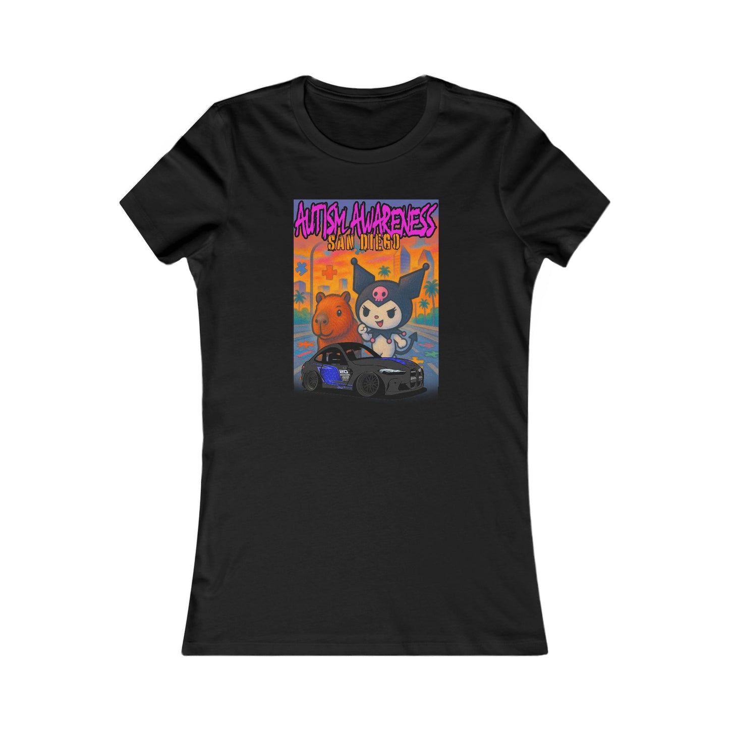 Autism Awareness Women's Favorite Tee - Supportive Graphic T-Shirt