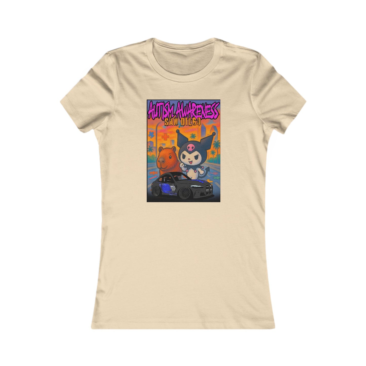 Autism Awareness Women's Favorite Tee - Supportive Graphic T-Shirt