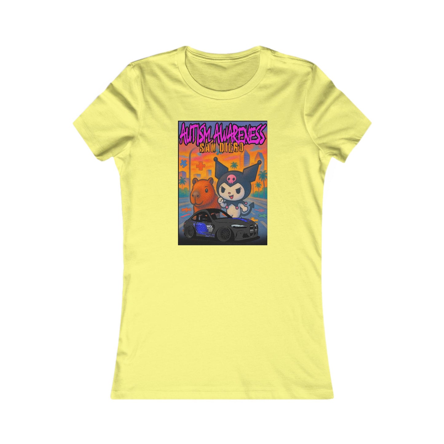 Autism Awareness Women's Favorite Tee - Supportive Graphic T-Shirt