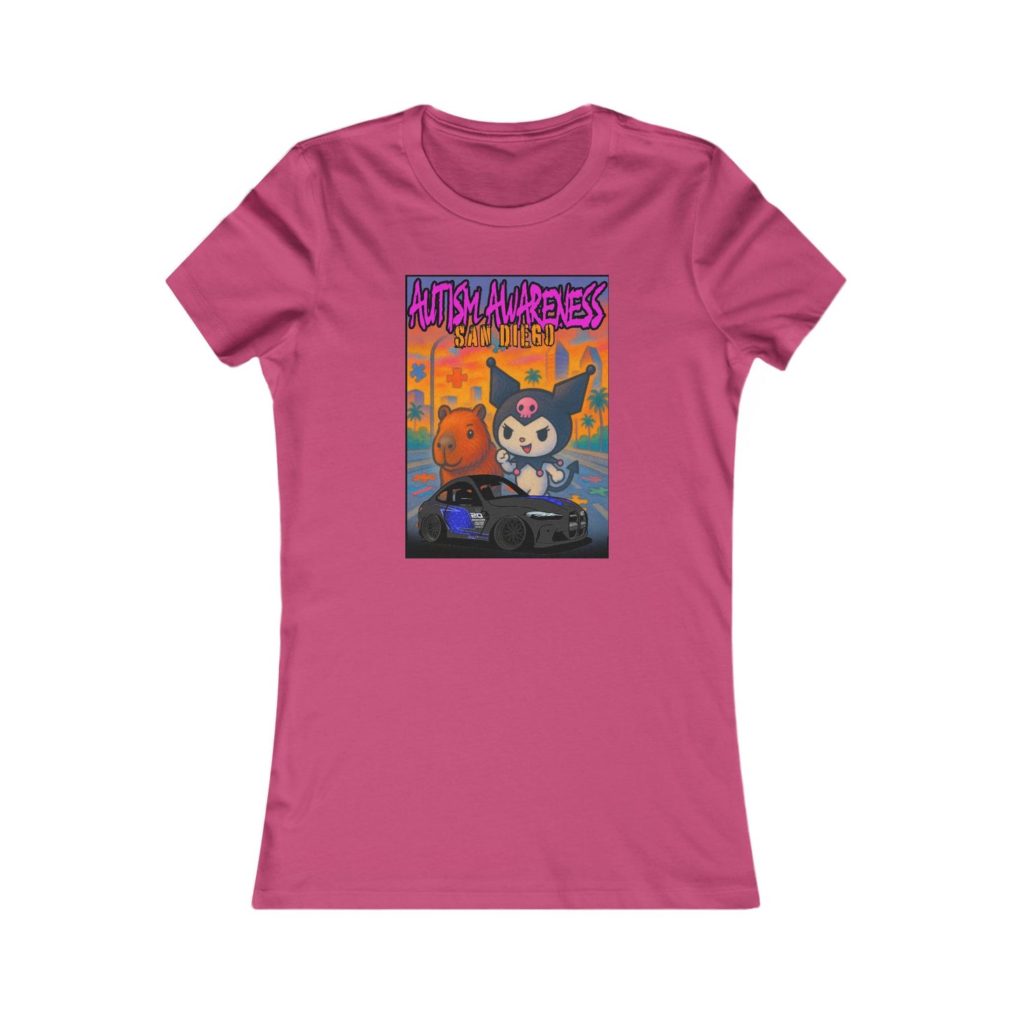Autism Awareness Women's Favorite Tee - Supportive Graphic T-Shirt
