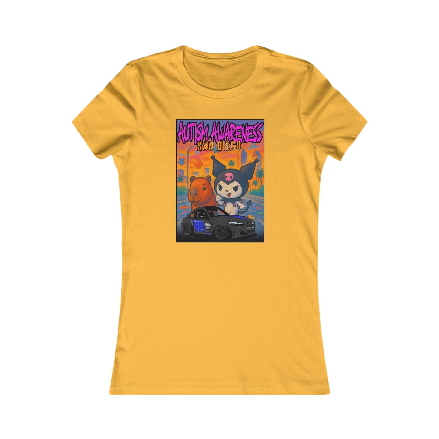 Autism Awareness Women's Favorite Tee - Supportive Graphic T-Shirt