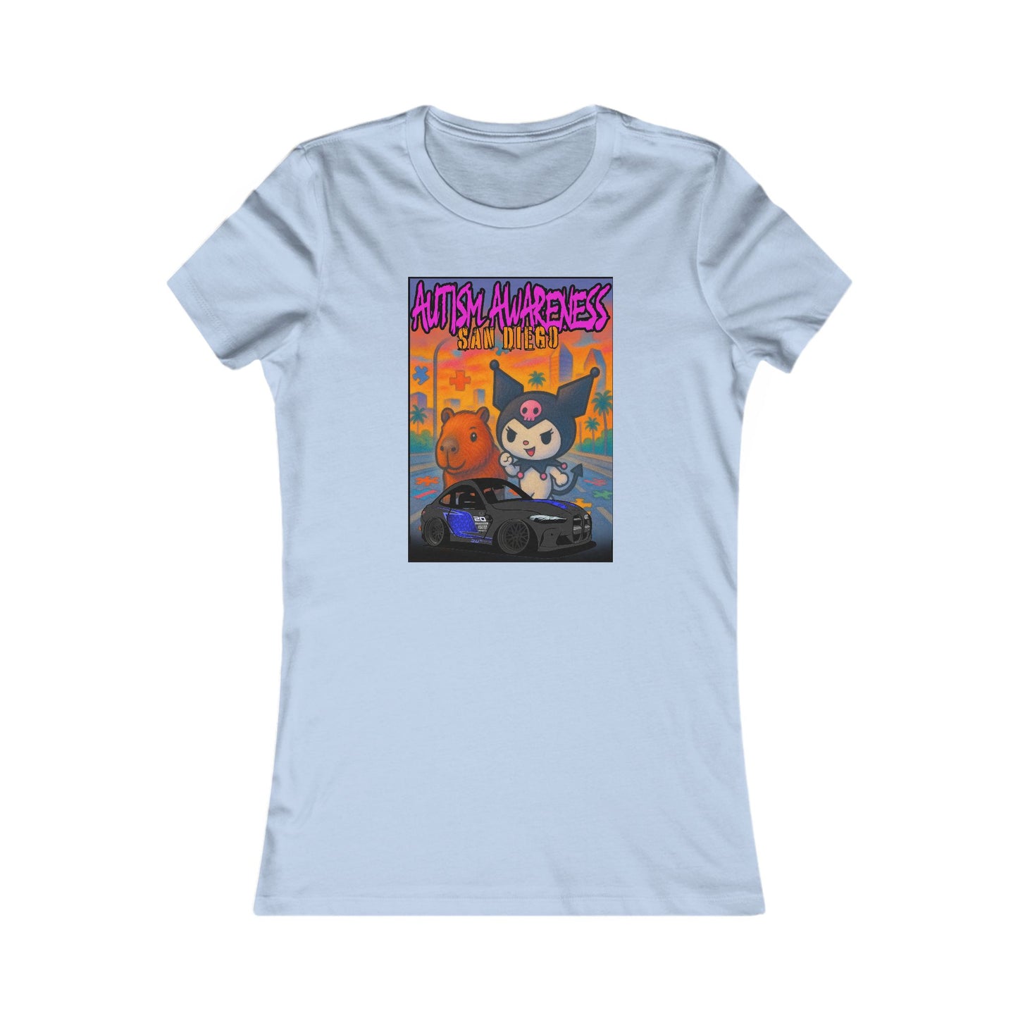 Autism Awareness Women's Favorite Tee - Supportive Graphic T-Shirt