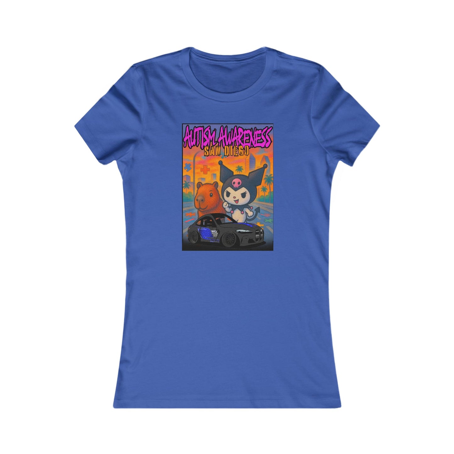 Autism Awareness Women's Favorite Tee - Supportive Graphic T-Shirt