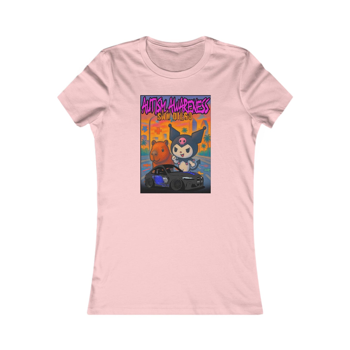 Autism Awareness Women's Favorite Tee - Supportive Graphic T-Shirt