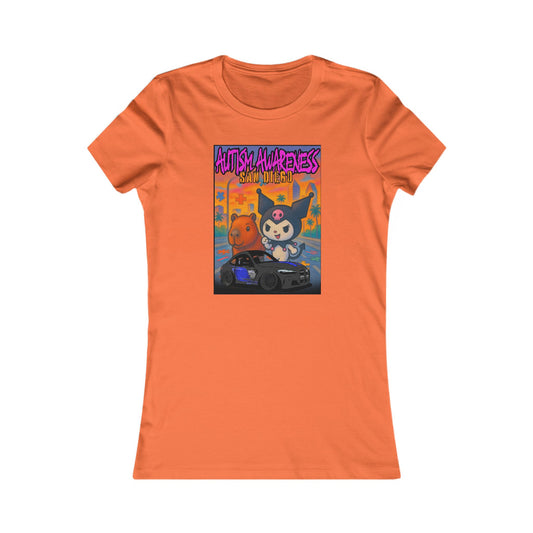 Autism Awareness Women's Favorite Tee - Supportive Graphic T-Shirt