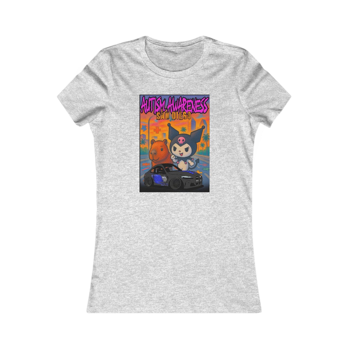 Autism Awareness Women's Favorite Tee - Supportive Graphic T-Shirt
