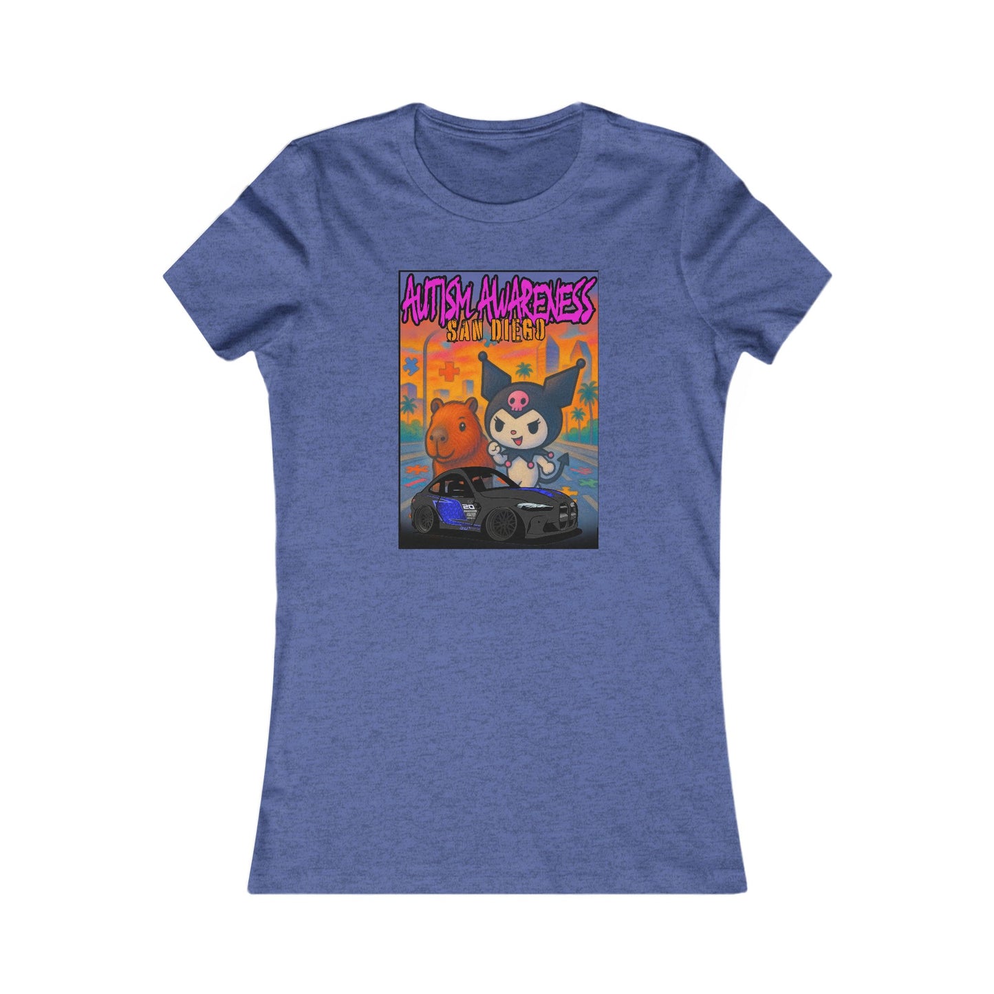 Autism Awareness Women's Favorite Tee - Supportive Graphic T-Shirt